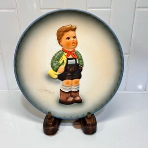 Schmid Hummel Hark the Herald 1984 First Annual Statuette Plate 75th birthday